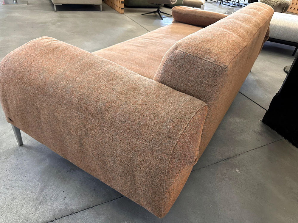 Rolf Benz - Sofa - RB 514 Areo - Stoff rotgrau - sofort verfügbar