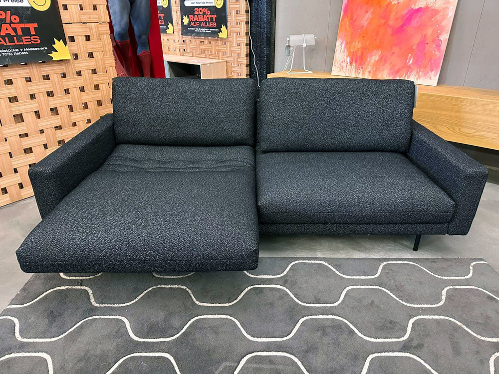 Rolf Benz - Sofa - RB 350 Kaia - Stoff schwarz - sofort verfügbar