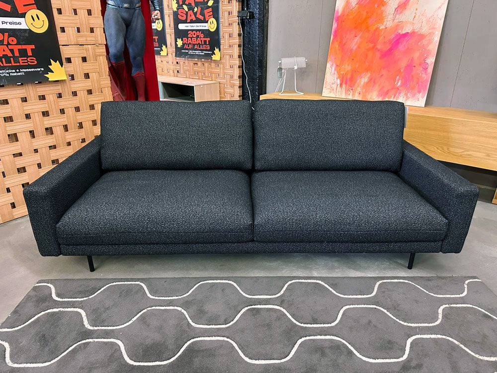 Rolf Benz - Sofa - RB 350 Kaia - Stoff schwarz - sofort verfügbar