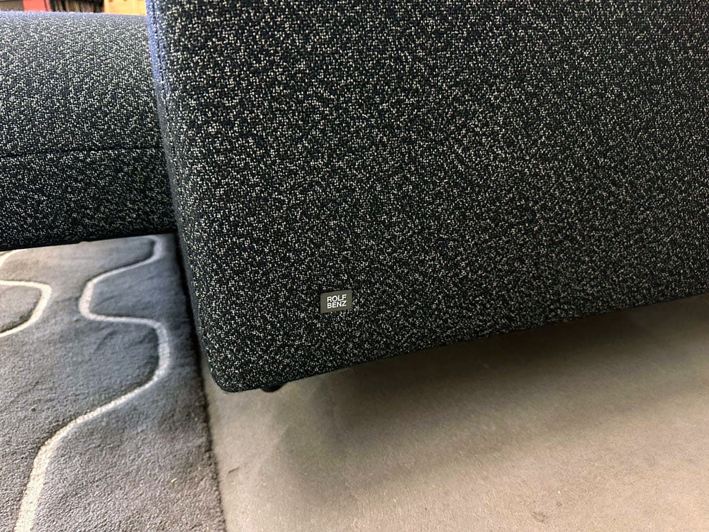 Rolf Benz - Sofa - RB 350 Kaia - Stoff schwarz - sofort verfügbar