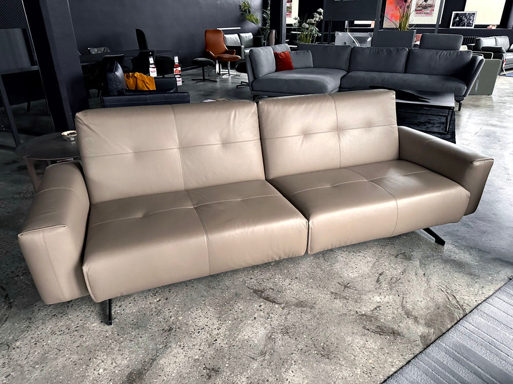 Rolf Benz - Sofa - RB 50 - Leder beige - sofort verfügbar