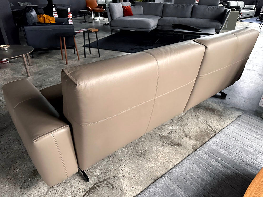 Rolf Benz - Sofa - RB 50 - Leder beige - sofort verfügbar