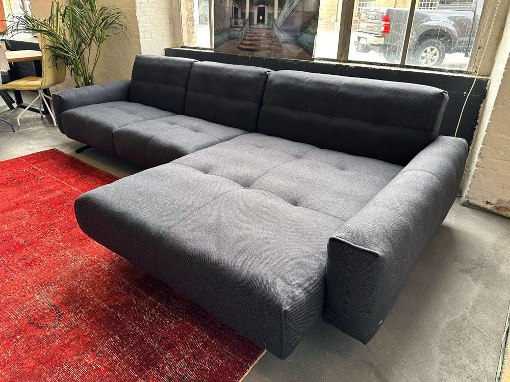 Rolf Benz - Sofa - RB 50 - Stoff grau - sofort verfügbar