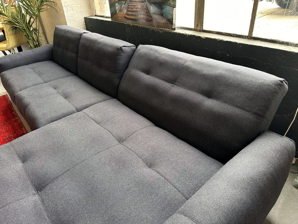 Rolf Benz - Sofa - RB 50 - Stoff grau - sofort verfügbar