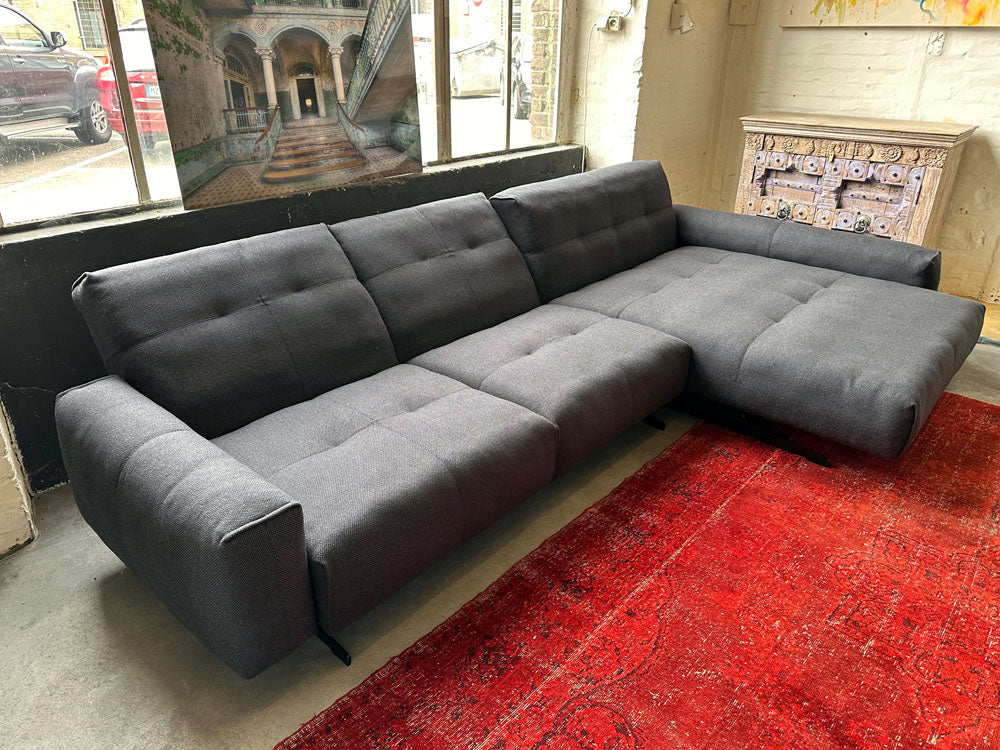 Rolf Benz - Sofa - RB 50 - Stoff grau - sofort verfügbar