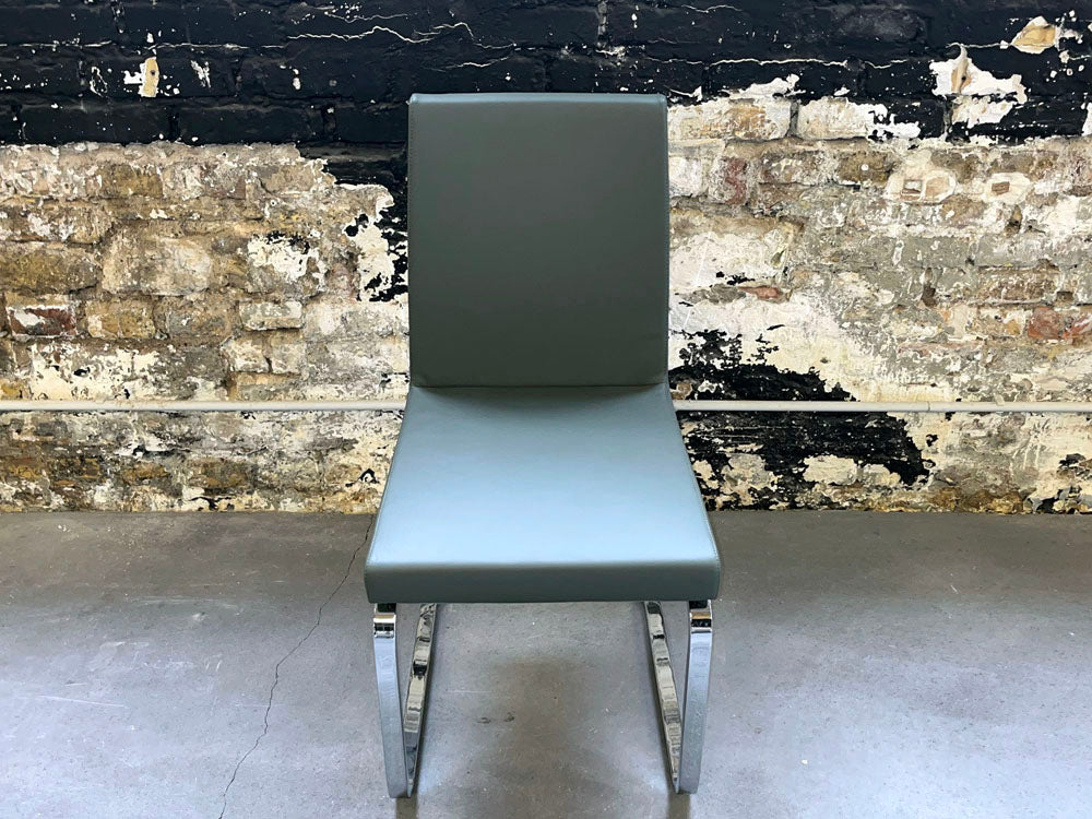 Rolf Benz - Stuhl - RB 620 - Leder Grün - konfigurierbar
