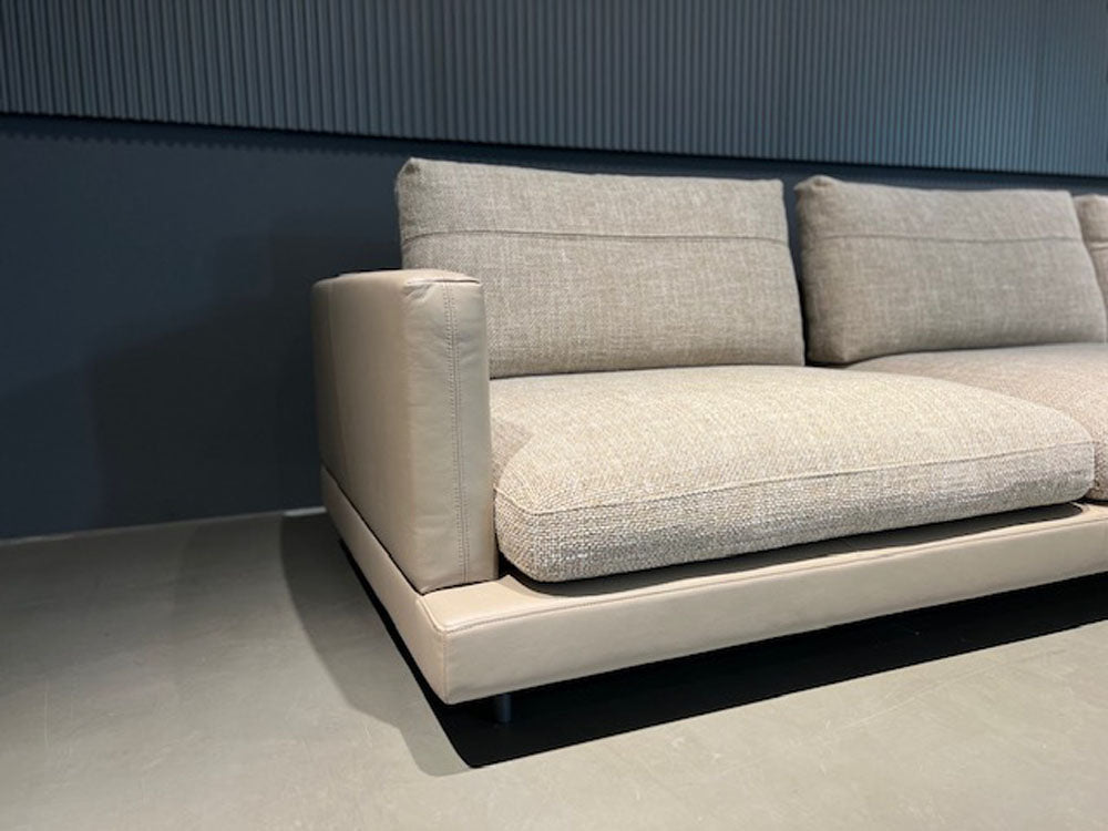 Rolf Benz - Sofa - RB 60 SINA - Stoff-Leder Kombi - konfigurierbar