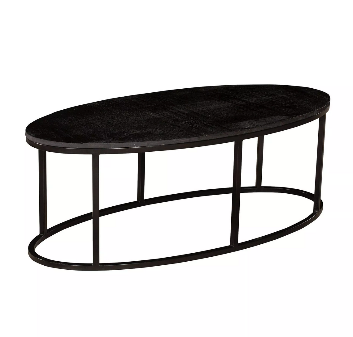 Eight Mood - Couchtisch - Geo 1008 - Mangoholz schwarz -  sofort verfügbar