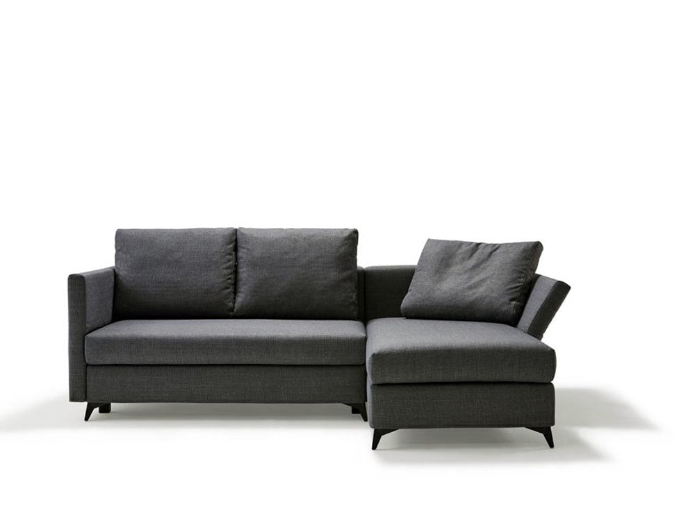 Signet - Schlafsofa - Good Life - Stoff grau - konfigurierbar