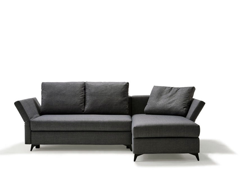 Signet - Schlafsofa - Good Life - Stoff grau - konfigurierbar