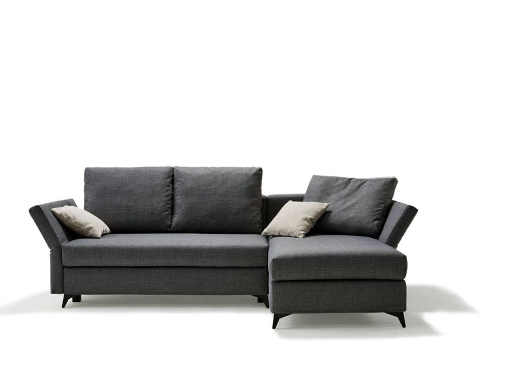 Signet - Schlafsofa - Good Life - Stoff grau - konfigurierbar