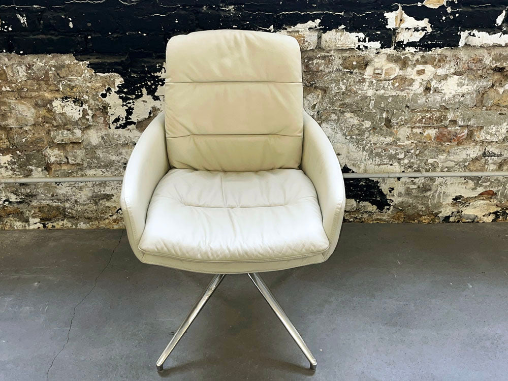 Tiado - Stuhl - Padi - Leder Beige - sofort verfügbar