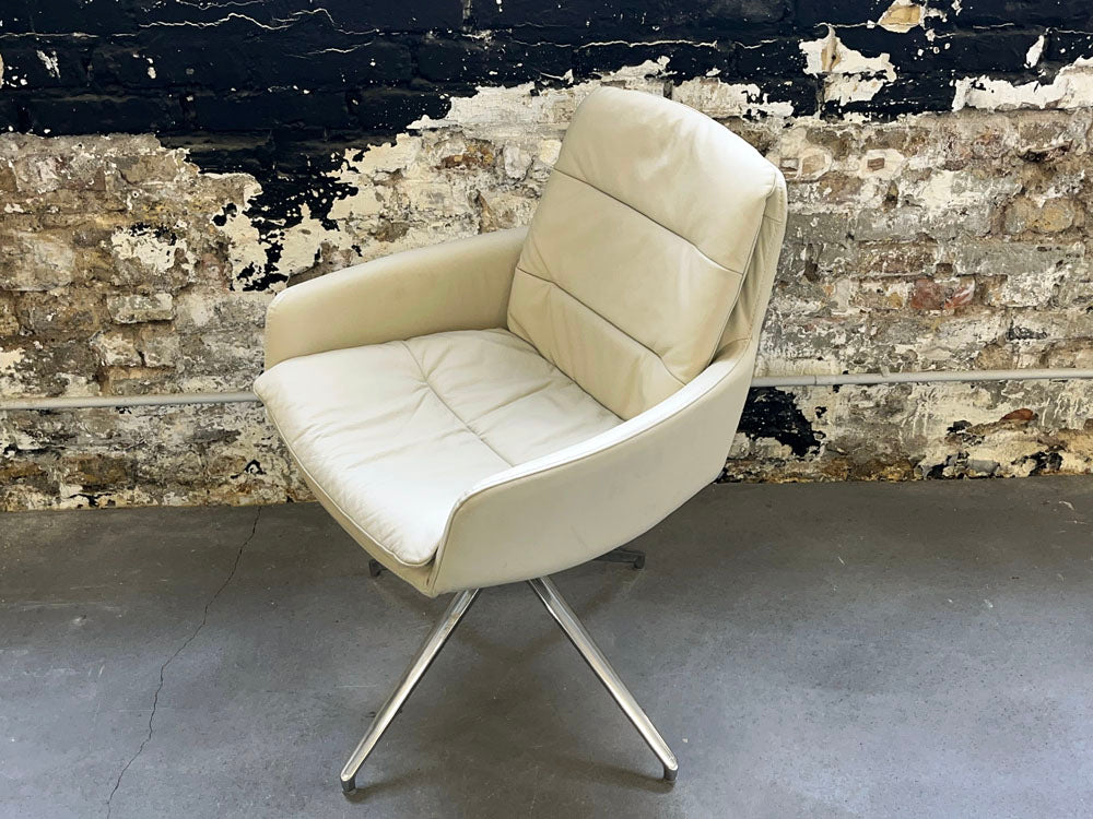 Tiado - Stuhl - Padi - Leder Beige - sofort verfügbar