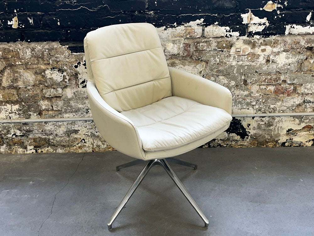 Tiado - Stuhl - Padi - Leder Beige - sofort verfügbar