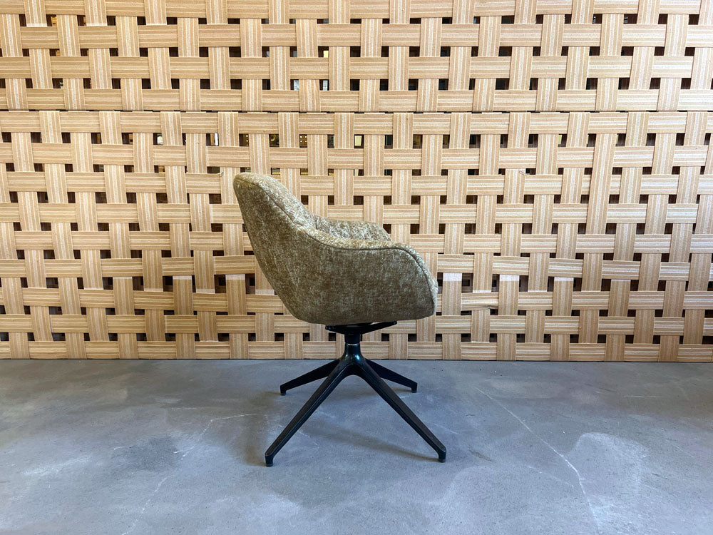 tommy M - Stuhl - Riley - Stoff beige gelb - sofort verfügbar