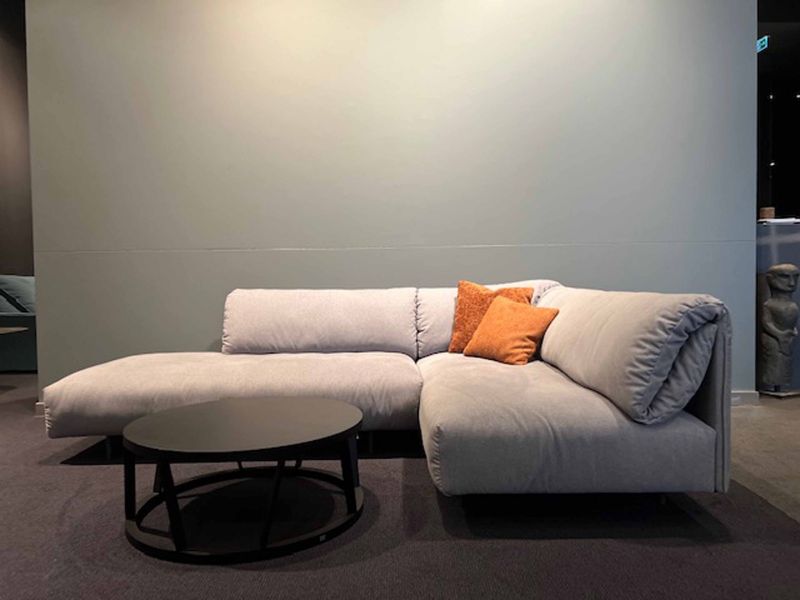 Rolf Benz - Sofa - RB 520 Alma - Stoff grau - sofort verfügbar