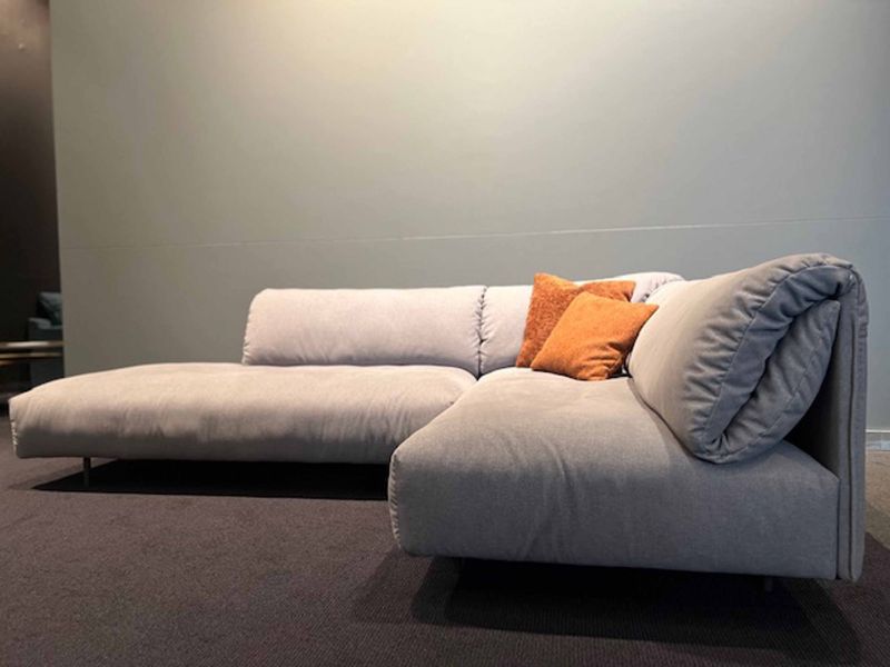 Rolf Benz - Sofa - RB 520 Alma - Stoff grau - sofort verfügbar