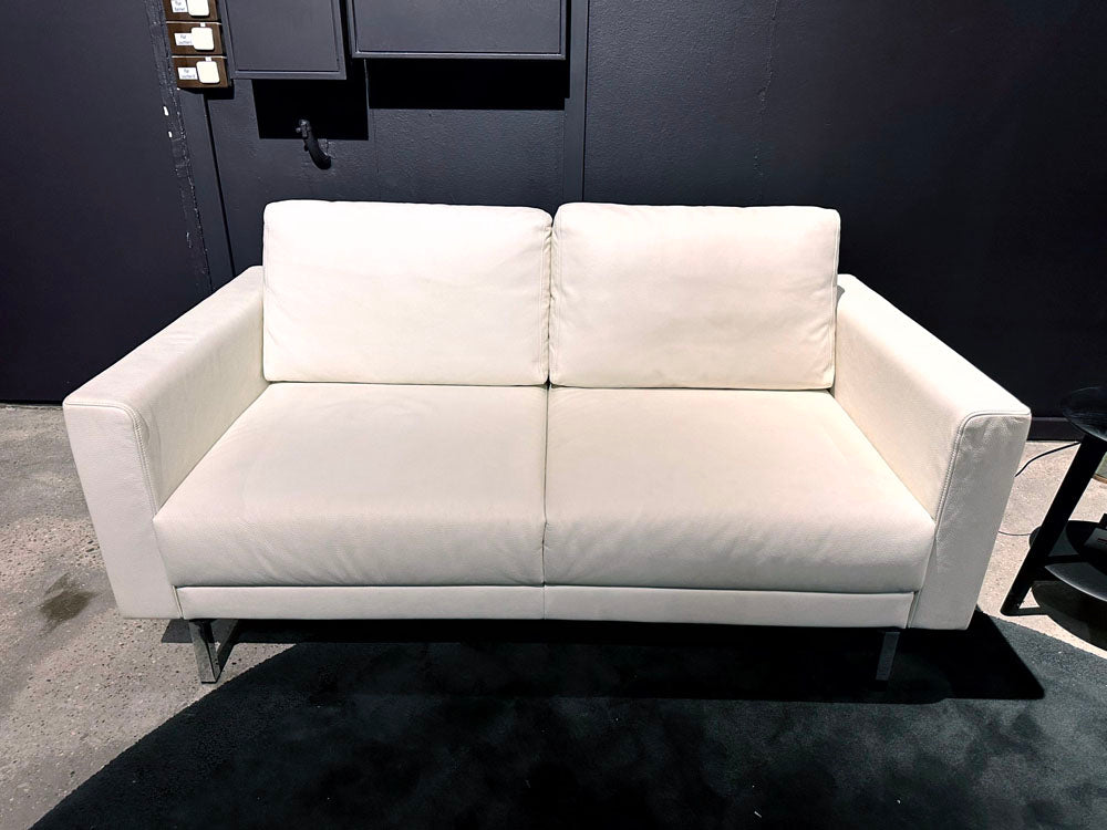 creation by Rolf Benz - Sofagarnitur - cr.450  - Leder weiß - sofort verfügbar