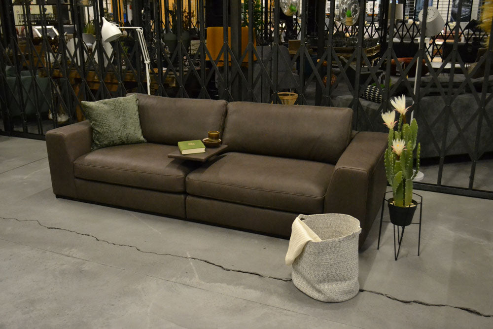 Pro Seda - Sofa - Merida - Leder braun - sofort verfügbar