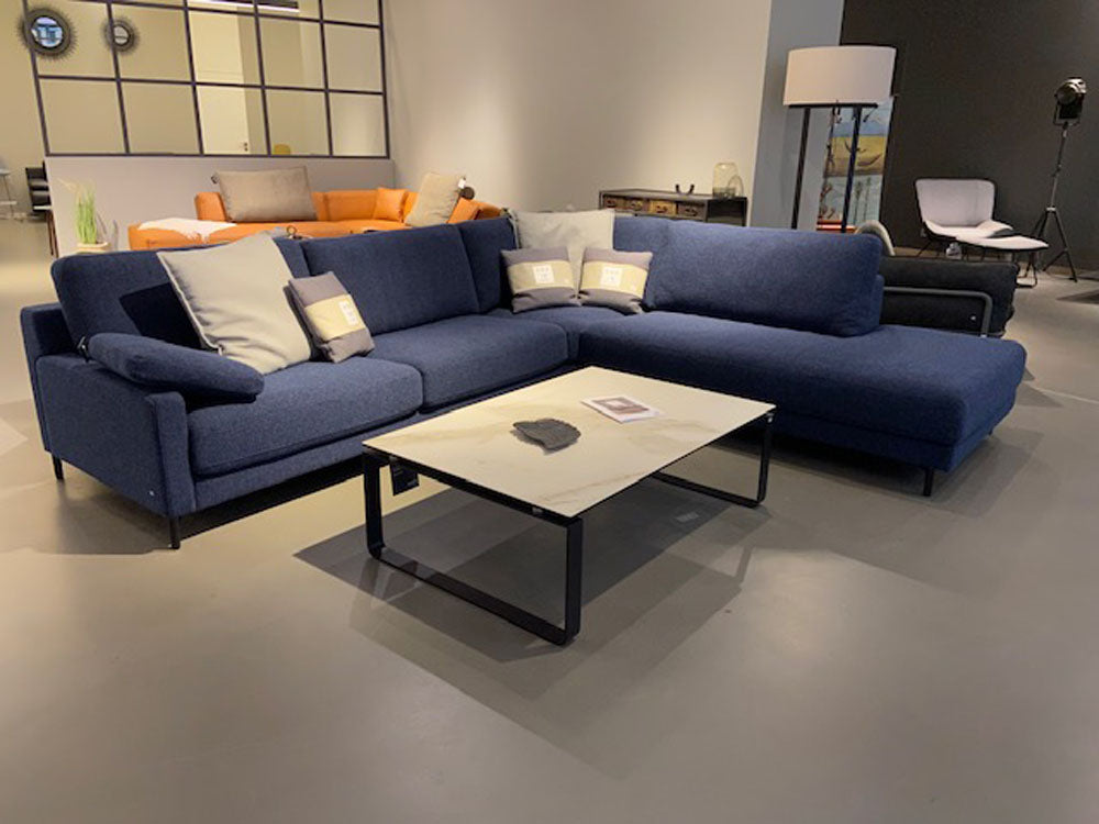 Rolf Benz - Sofa - Ego - Stoff blau - sofort verfügbar