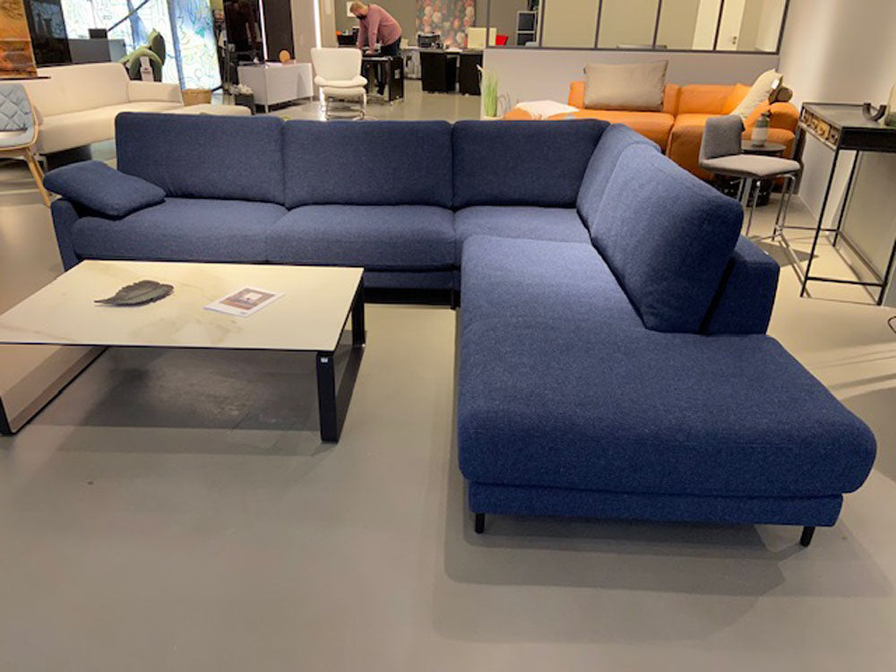 Rolf Benz - Sofa - Ego - Stoff blau - sofort verfügbar