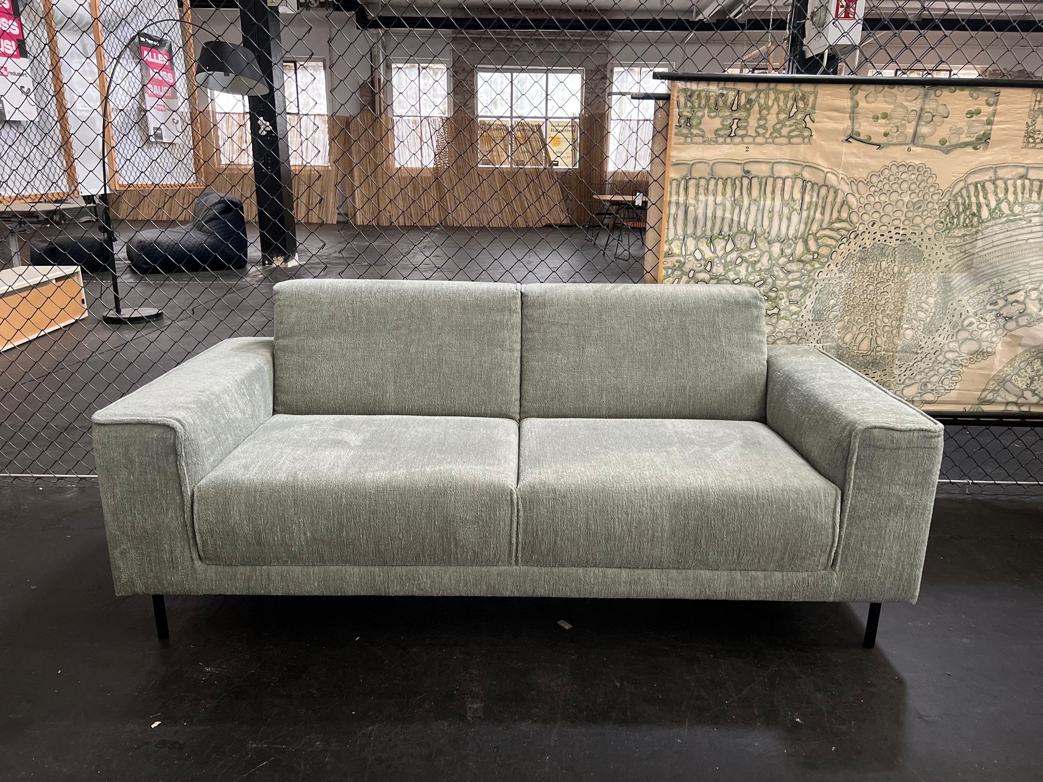 freistil - Sofa - freistil 141 - Stoff grau - sofort verfügbar