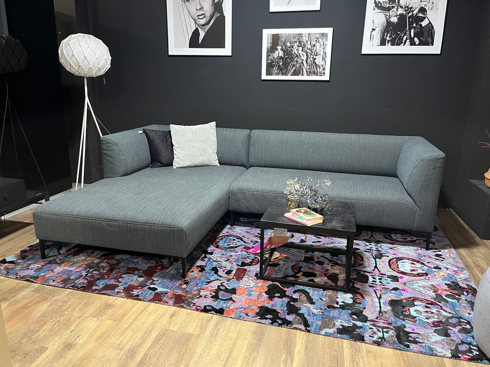 freistil - Sofa - freistil 160 - Stoff schwarzblau - sofort verfügbar