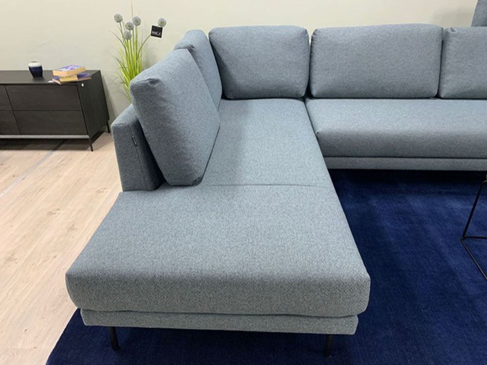 freistil - Sofa - freistil 170 - Stoff blau - konfigurierbar