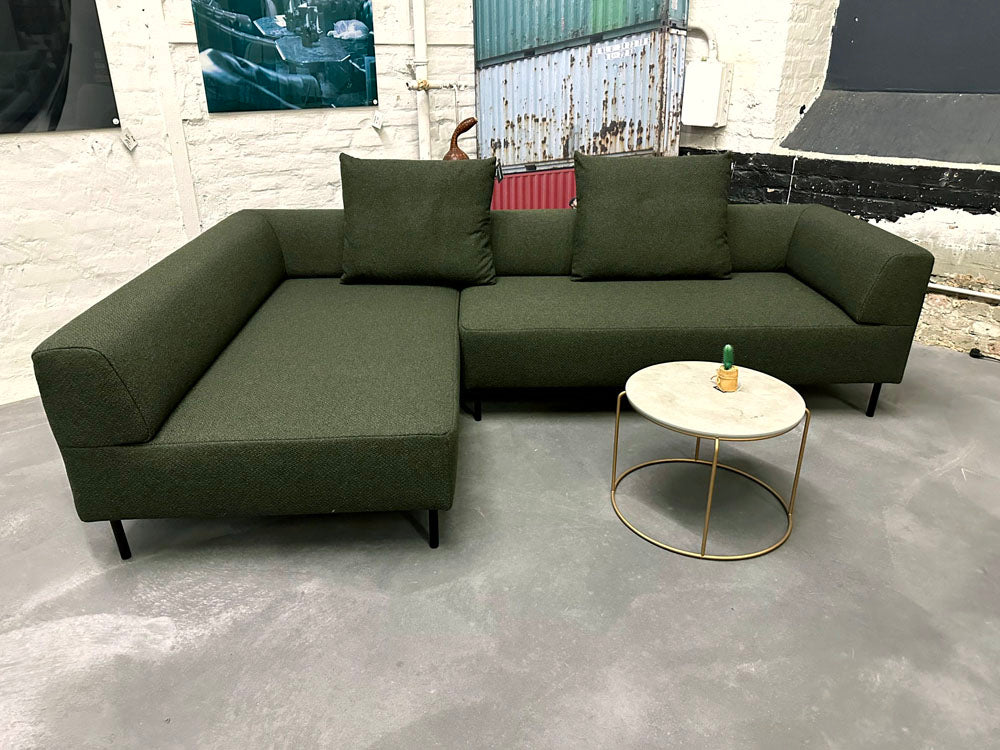 freistil - Sofa - freistil 185 - Stoff grün - konfigurierbar