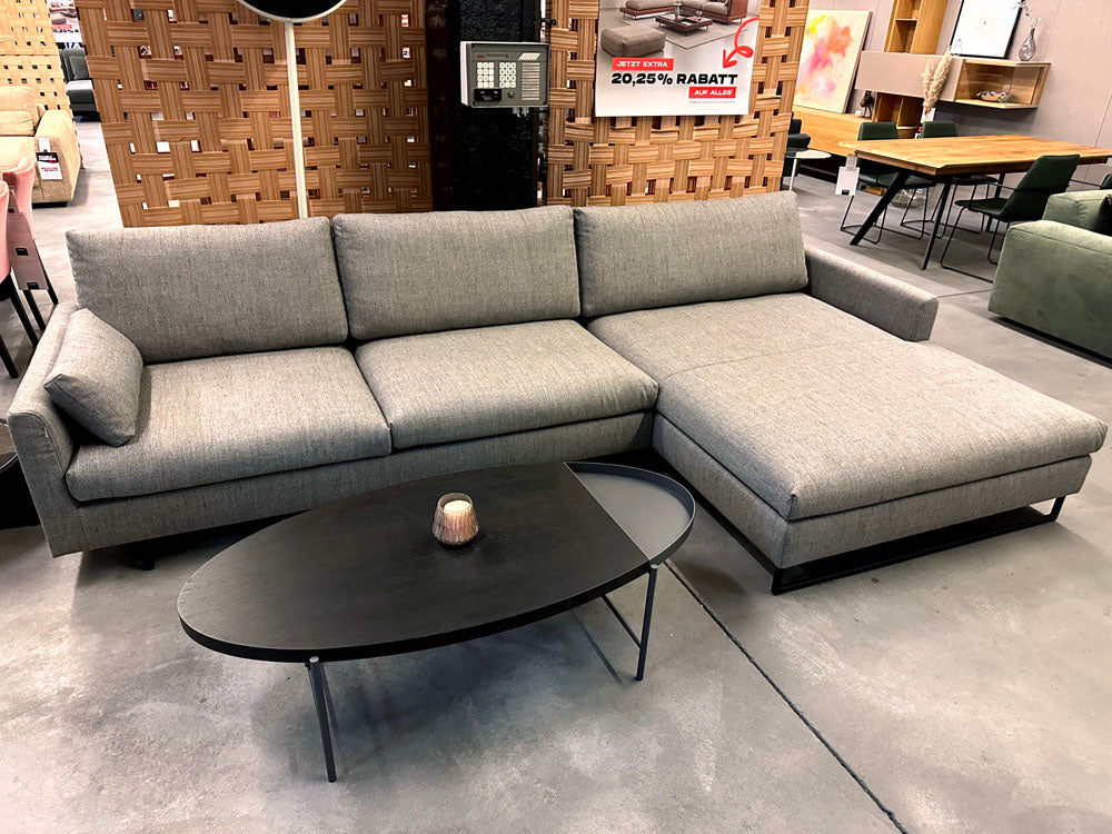 freistil - Sofa - freistil 134 - Stoff grau - sofort verfügbar