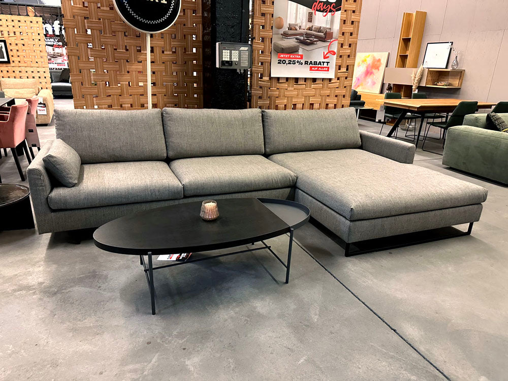 freistil - Sofa - freistil 134 - Stoff grau - sofort verfügbar