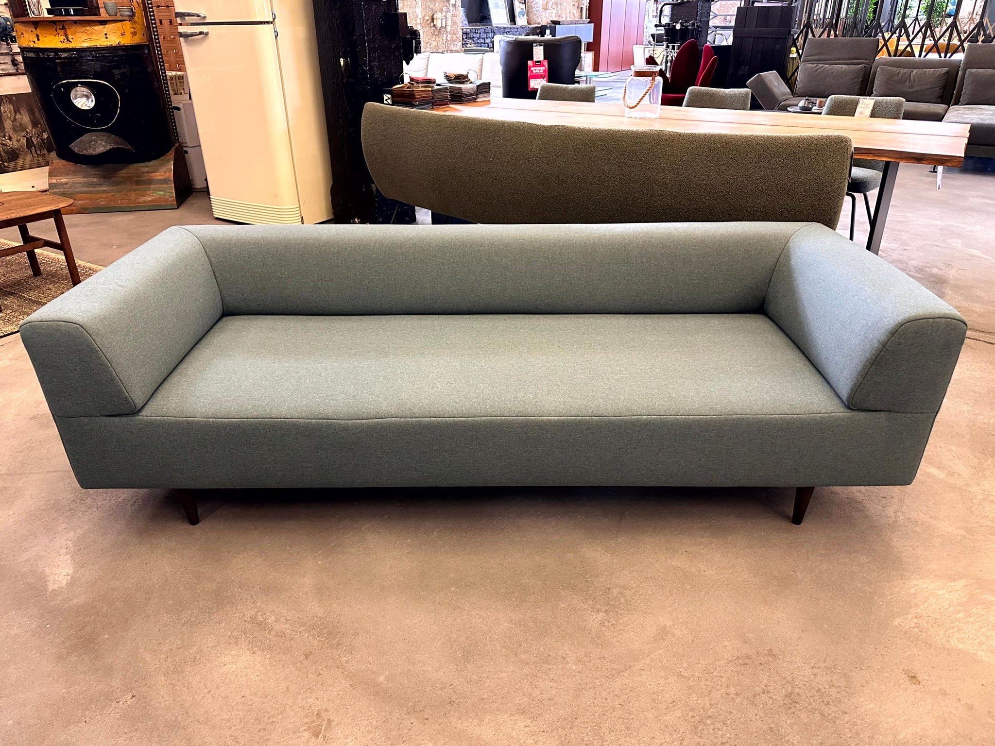 freistil - Sofa - freistil 185 - Stoff blaugrau - sofort verfügbar