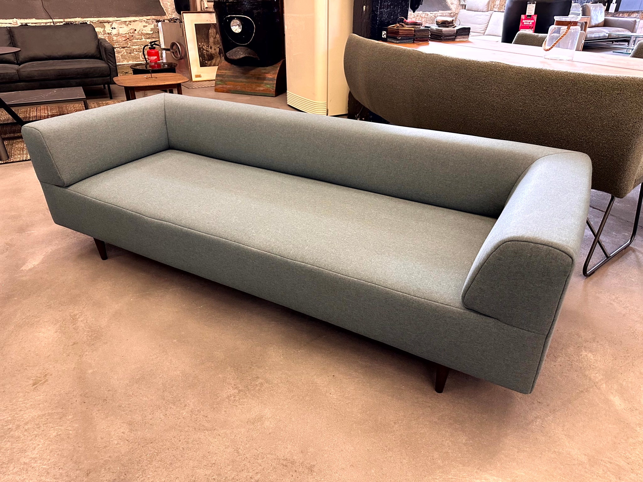 freistil - Sofa - freistil 185 - Stoff blaugrau - sofort verfügbar