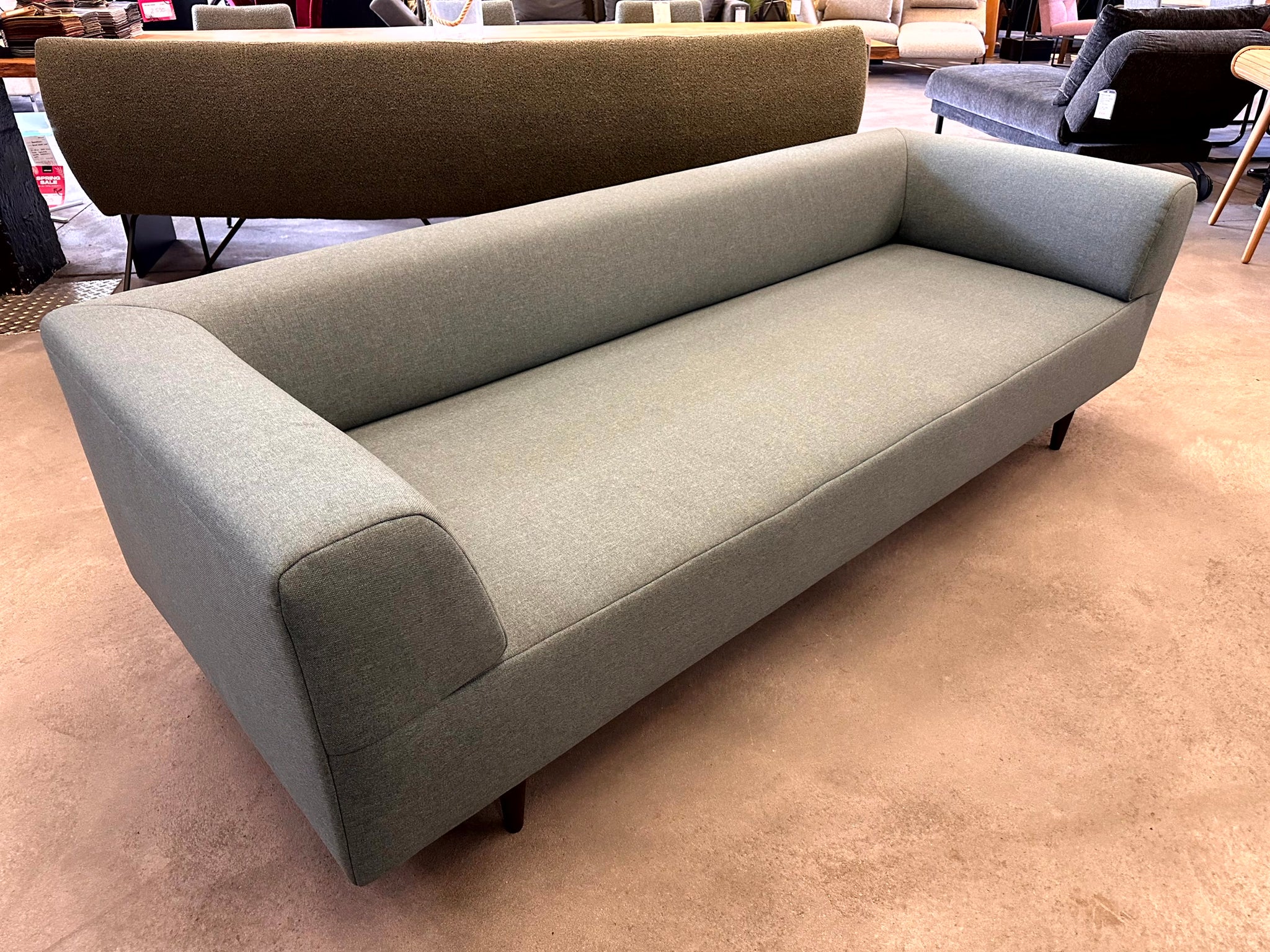 freistil - Sofa - freistil 185 - Stoff blaugrau - sofort verfügbar