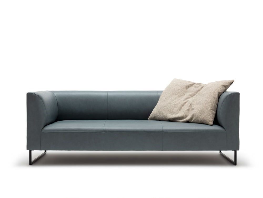 freistil - Sofa - freistil 160 - Leder blau - konfigurierbar