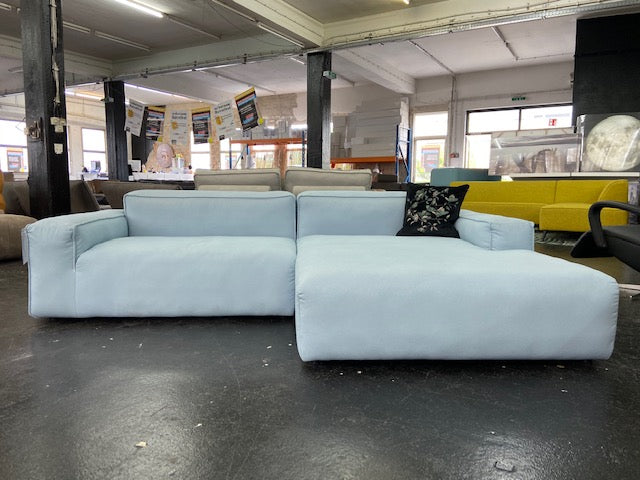 freistil - Sofa - freistil 175 - Stoff blau - sofort verfügbar