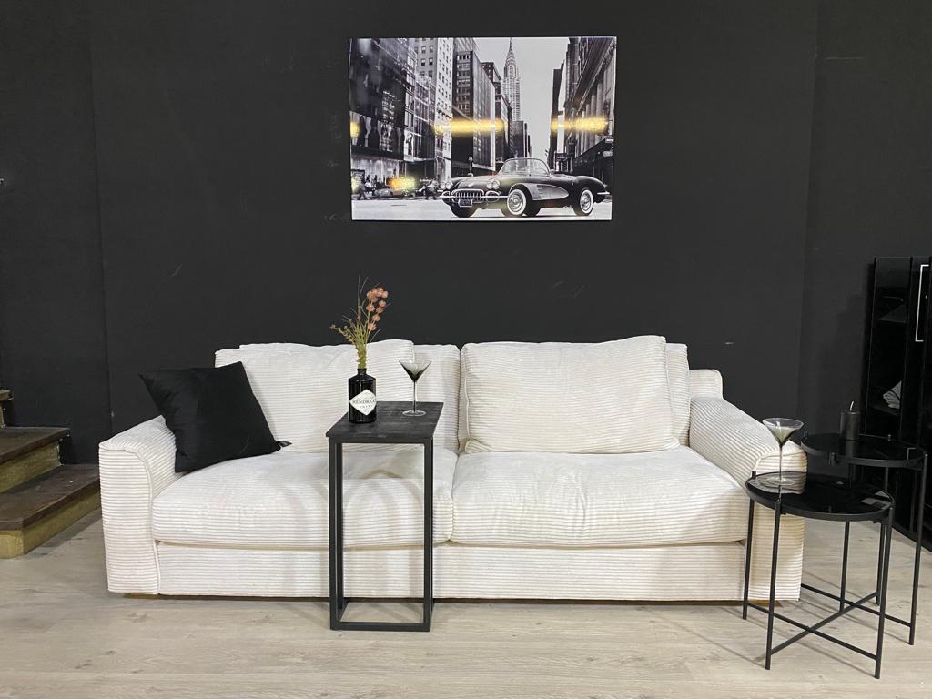Furninova - Sofa - Grande Double Day - Stoff weiß - konfigurierbar
