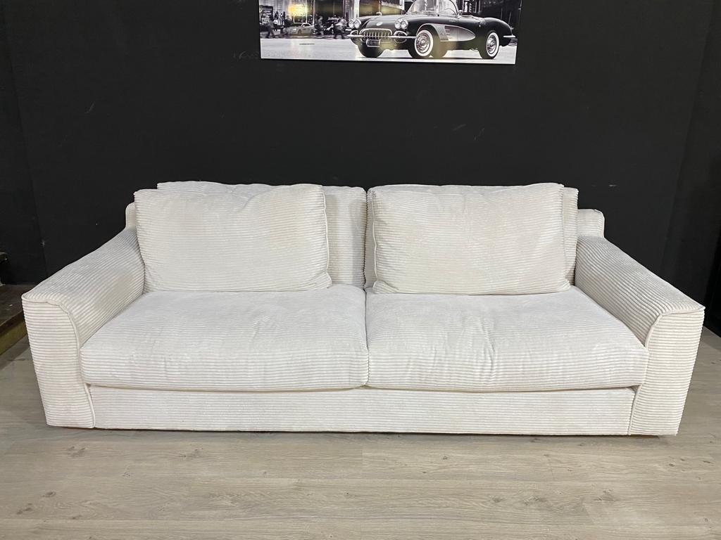 Furninova - Sofa - Grande Double Day - Stoff weiß - konfigurierbar