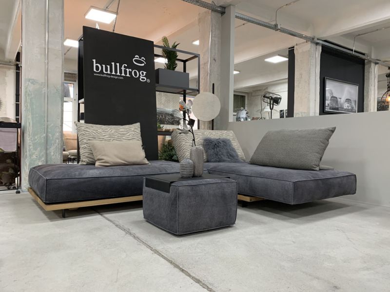 Bullfrog - Sofa - 0319 Tao - Leder grau - konfigurierbar