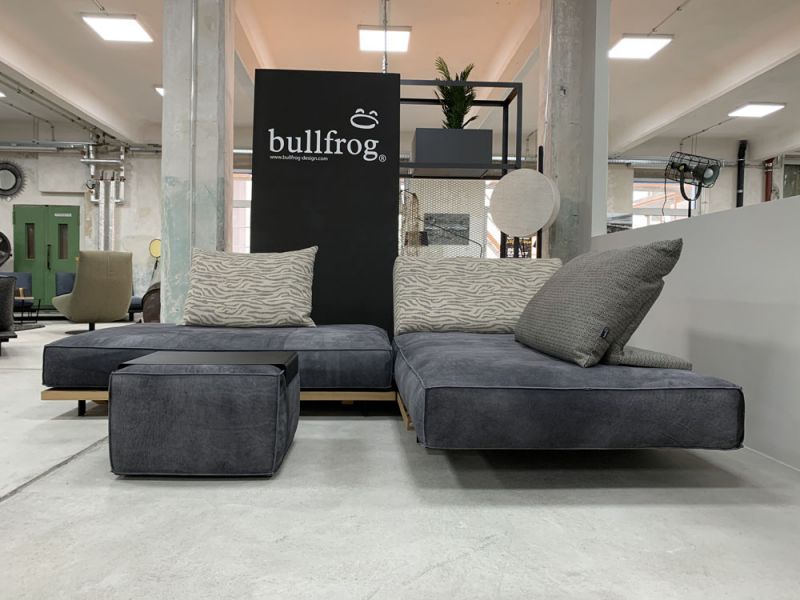 Bullfrog - Sofa - 0319 Tao - Leder grau - konfigurierbar