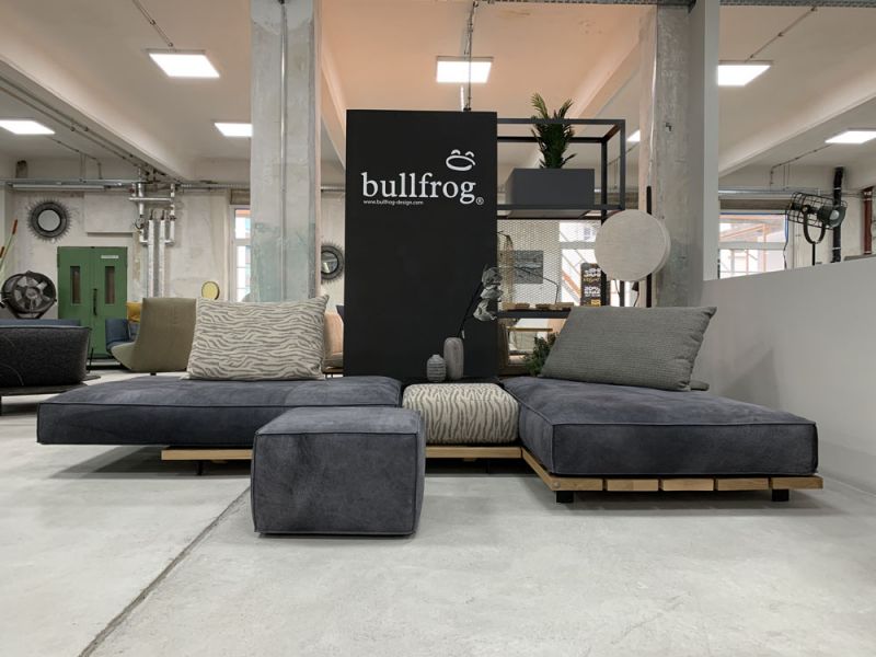 Bullfrog - Sofa - 0319 Tao - Leder grau - konfigurierbar