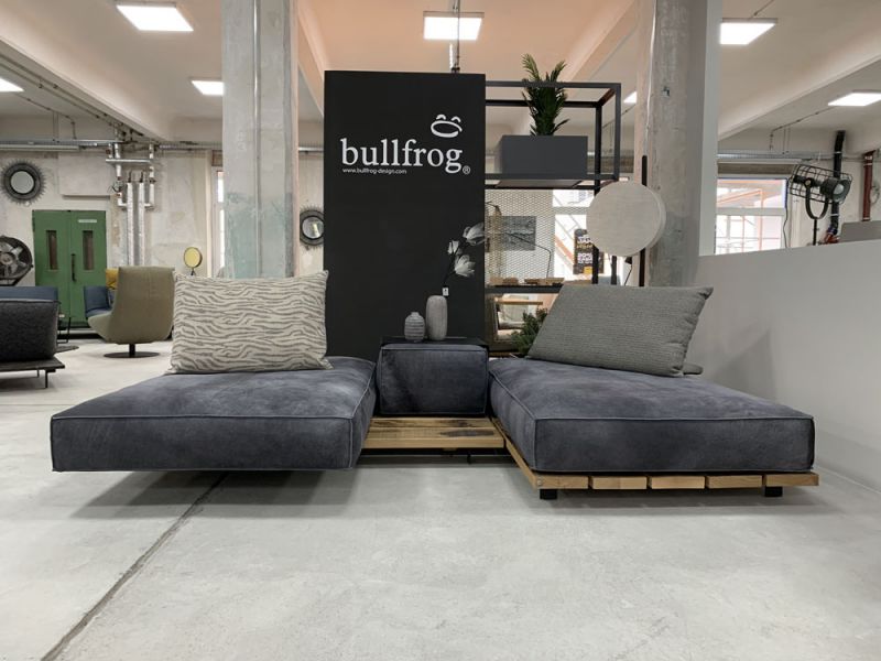 Bullfrog - Sofa - 0319 Tao - Leder grau - konfigurierbar