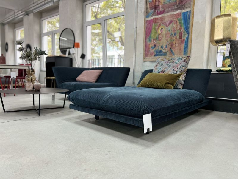 Bullfrog - Sofa - 1044 Beo - Stoff blau - konfigurierbar