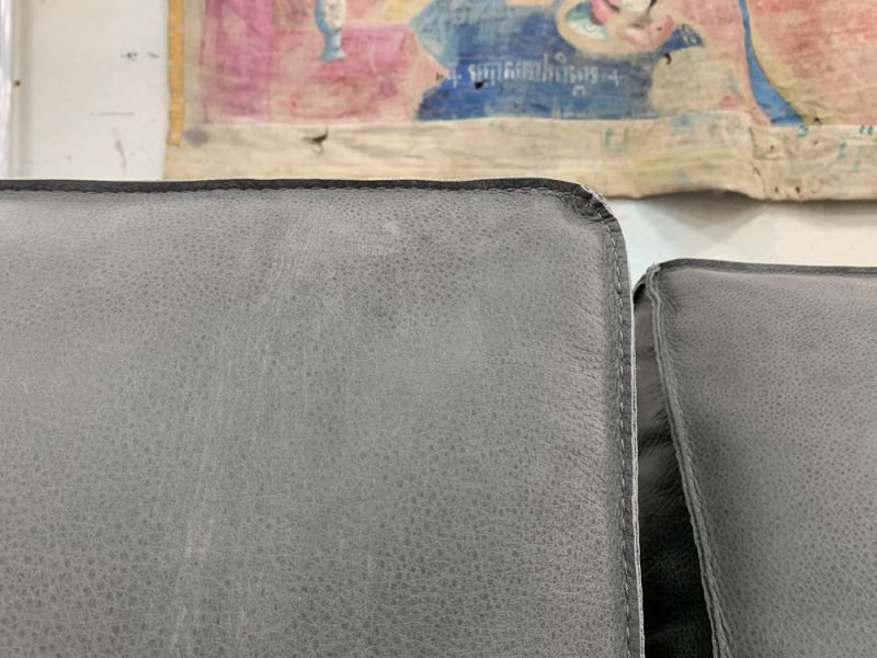 Bullfrog - Sofa - 1041 Caballero - Leder grau - konfigurierbar