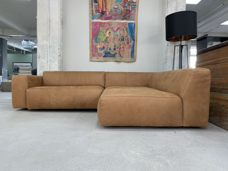Bullfrog - Sofa - 1001 Camp - Leder braun - konfigurierbar
