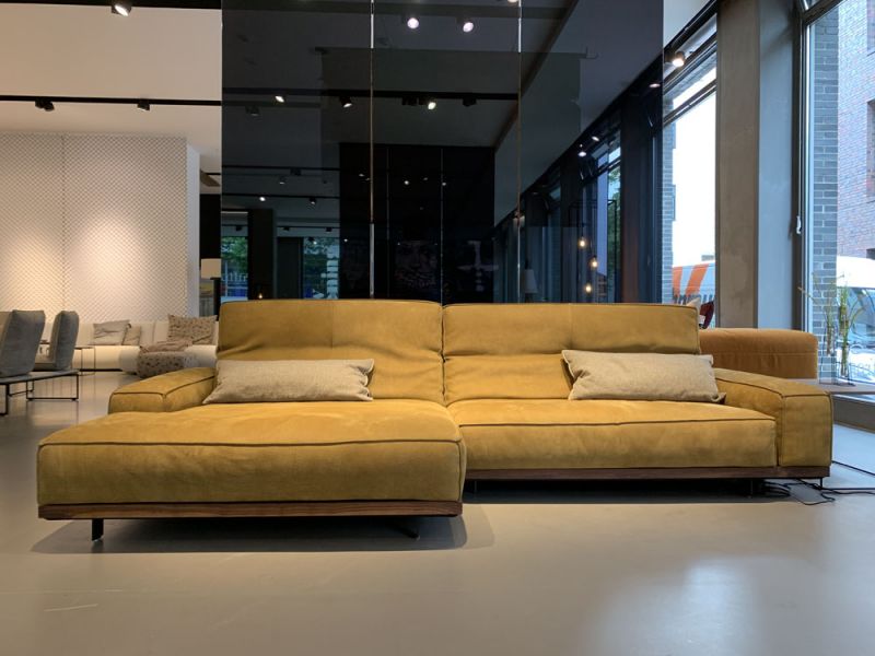 Bullfrog - Sofa - 0281 Siamo - Leder curry - konfigurierbar