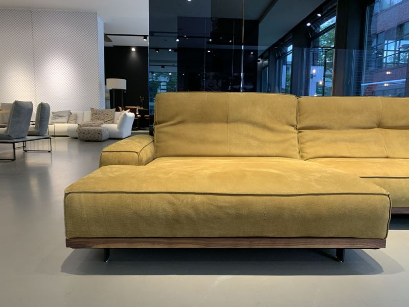 Bullfrog - Sofa - 0281 Siamo - Leder curry - konfigurierbar