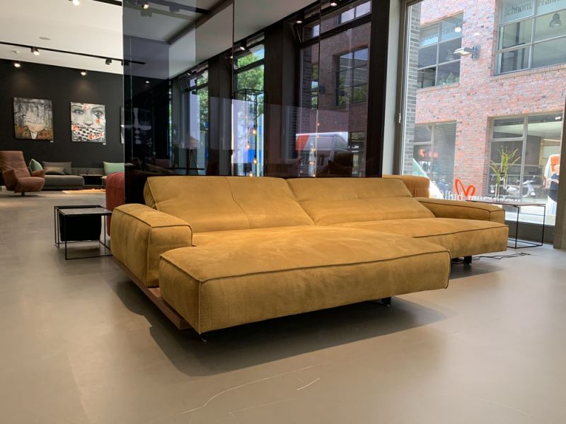 Bullfrog - Sofa - 0281 Siamo - Leder curry - konfigurierbar