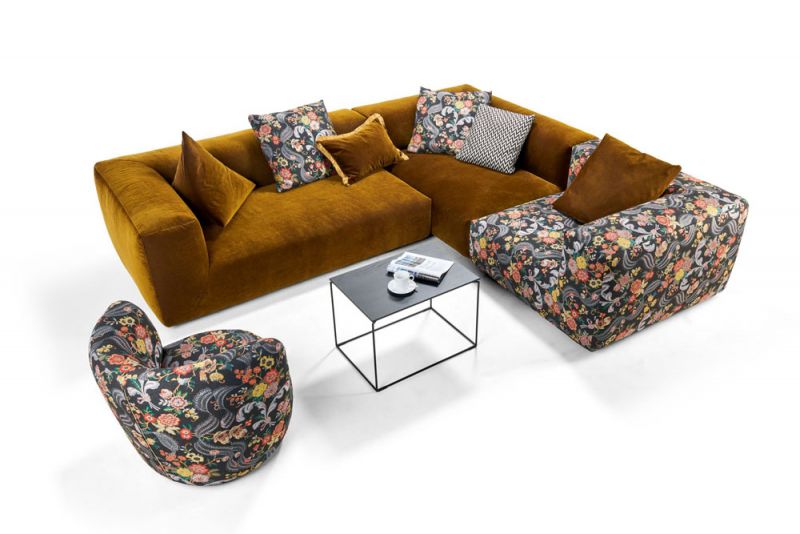 Bullfrog - Sofa - 0321 Sphinx - Stoff bunt - konfigurierbar