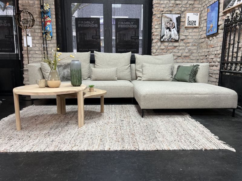 freistil - Sofa - freistil 160 - Stoff beige - konfigurierbar